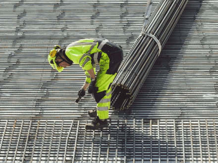 What is rebar and how is it used in construction?